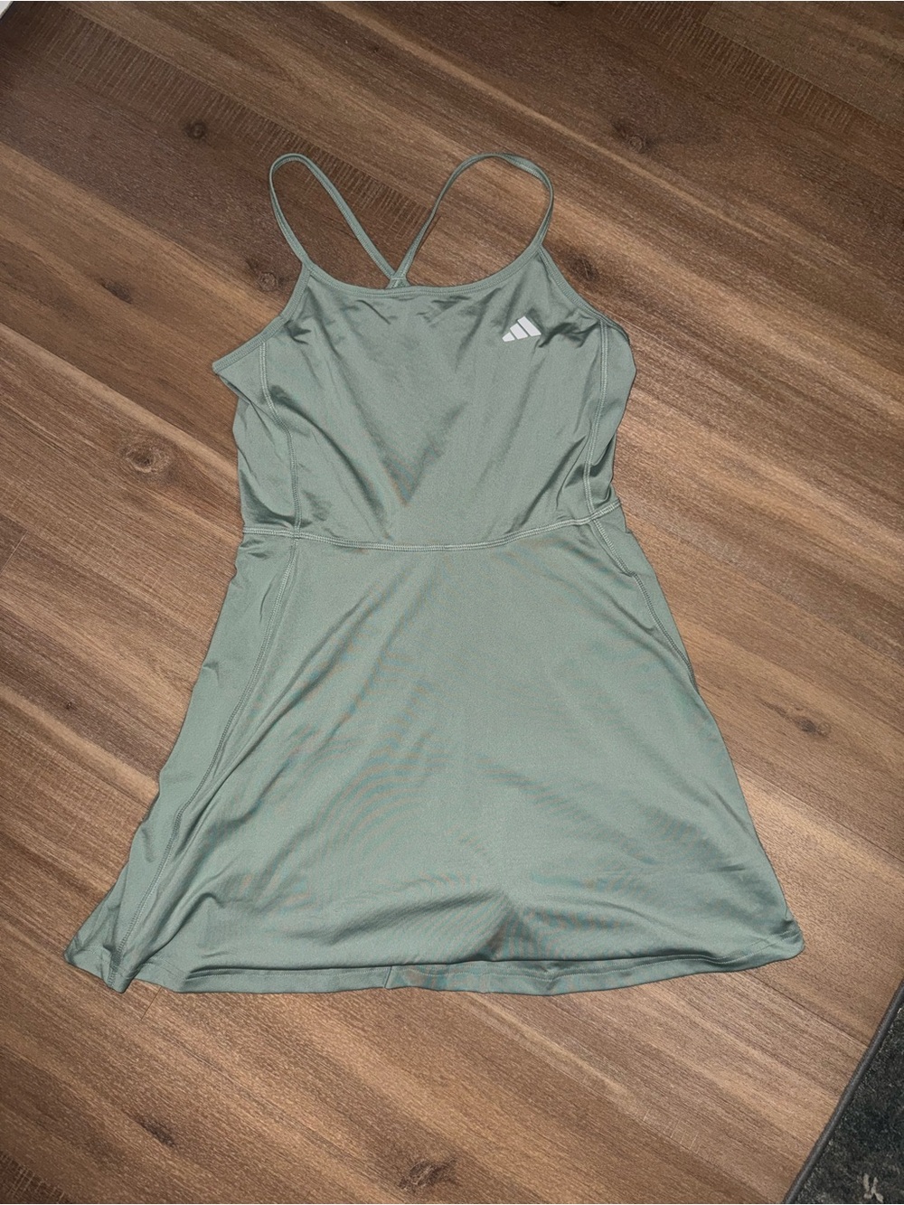 Adidas Green Athletic Mini Dress